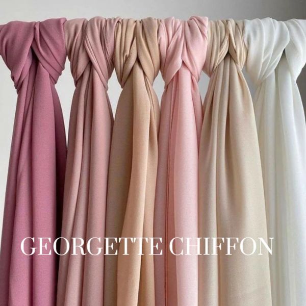 Georgette Chiffon Hijabs β Pick Any 6