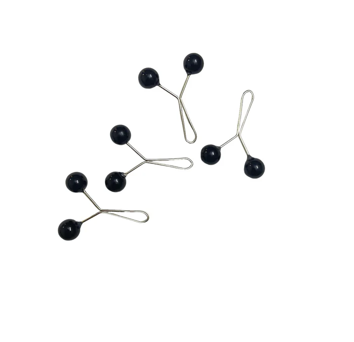 turkish metal grippers – set of 4 (black)