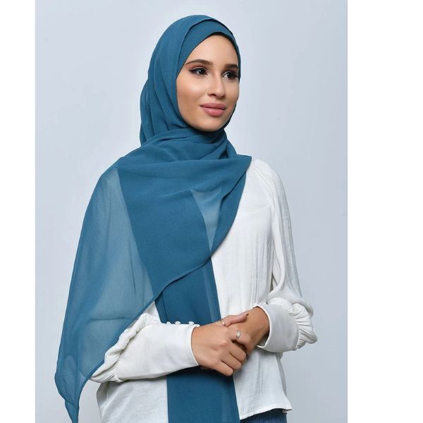 Georgette Chiffon – Teal Green