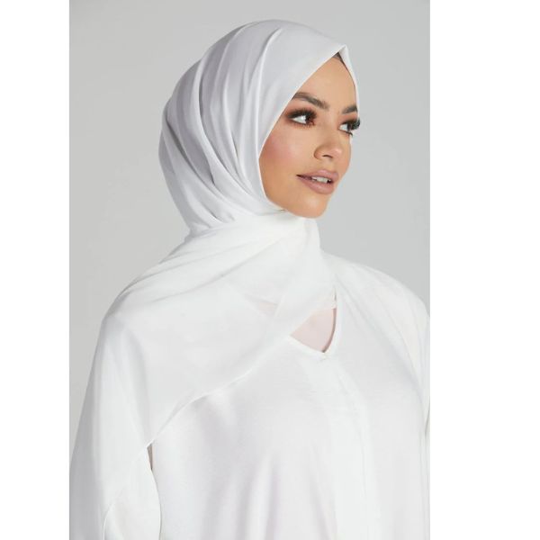 Georgette Chiffon – LUXURY WHITE