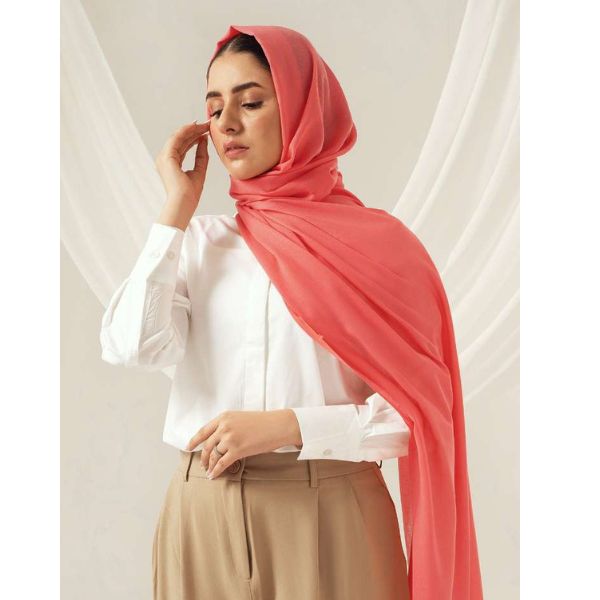 Georgette Chiffon – Flamingo