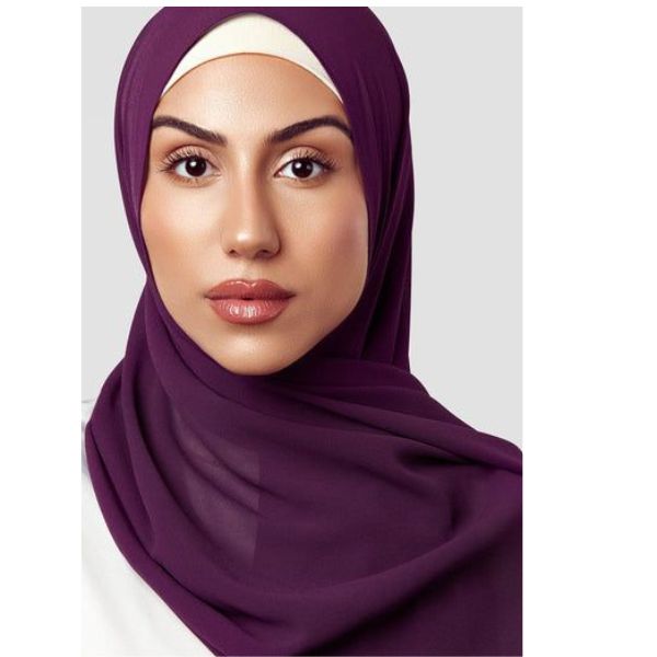 Georgette Chiffon – Plum