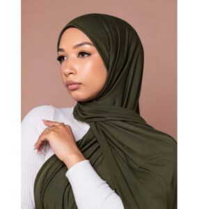 Georgette Chiffon - Olive green