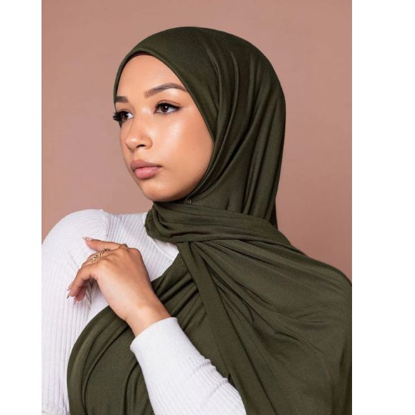 Georgette Chiffon – Olive green