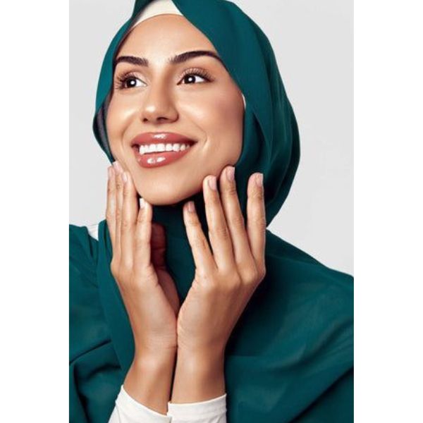 Georgette Chiffon – Bottle green